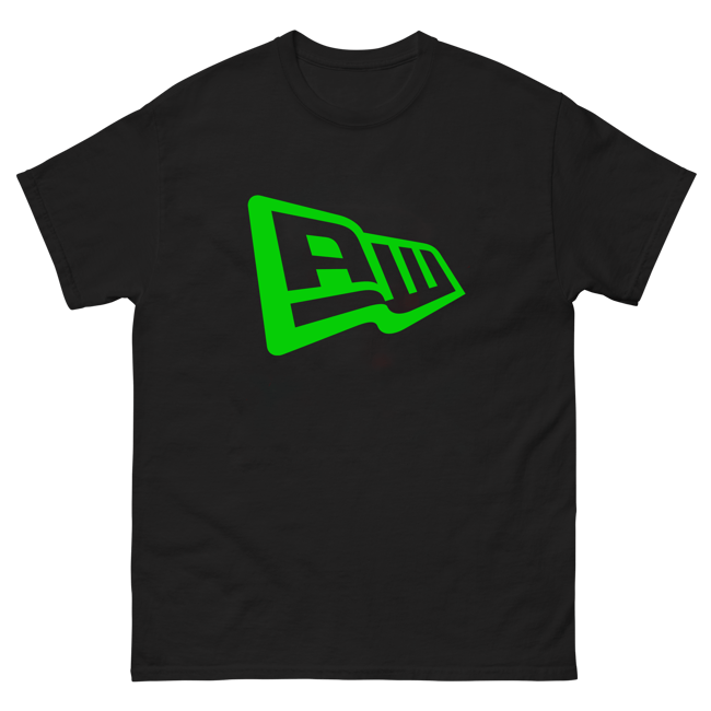 Black and sales neon green shirt